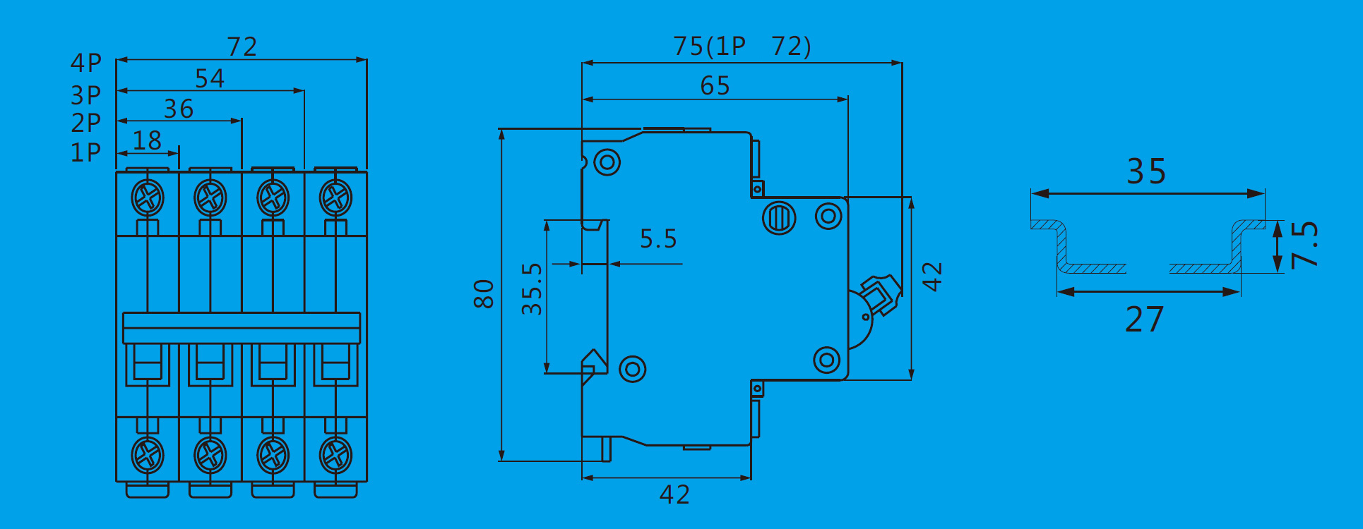 Yfb1-63, de l'interrupteur d'air chaud électrique basse tension les  disjoncteurs miniatures MCB - Chine MCB, Disjoncteur